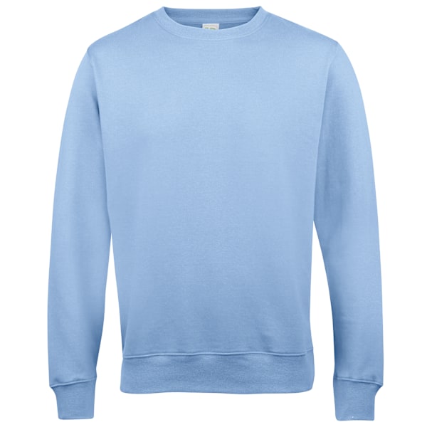 AWDis Just Hoods AWDis Unisex Crew Neck Plain Sweatshirt (280 G Sky Blue L