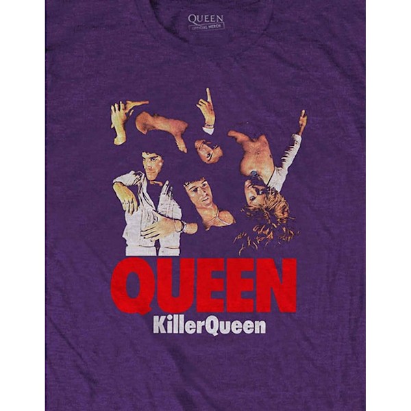 Queen Unisex Adult Killer Queen T-Shirt L Lila Purple L