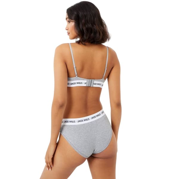 Jack Wills Dam/Dam Biddstone Bralette (2-pack) 10 UK G Grey Marl 10 UK
