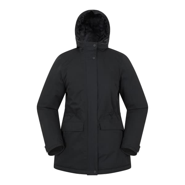 Mountain Warehouse Dam/Kvinnor Maple Vattentät Vadderad Jacka Black 18 UK