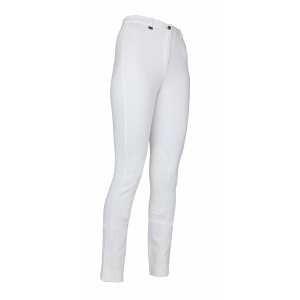 SaddleHugger Jodhpurs för dam/kvinnor 16 UK R Vit White 16 UK R