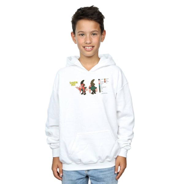 Looney Tunes Boys Yosemite Sam Colour Code Hoodie 5-6 år Vit White 5-6 Years