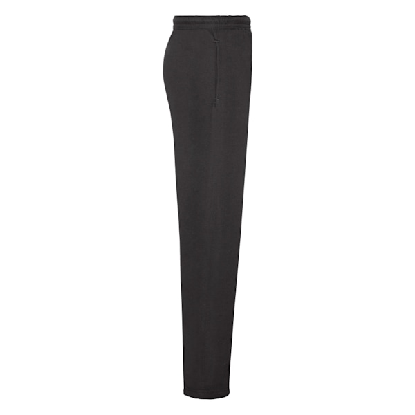Fruit of the Loom Mens Classic 80/20 Joggingbyxor S R Svart Black S R
