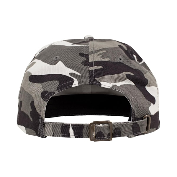 Flexfit By Yupoong Lågprofil Camo Washed Dad Cap One Size Sil Silver Camo One Size