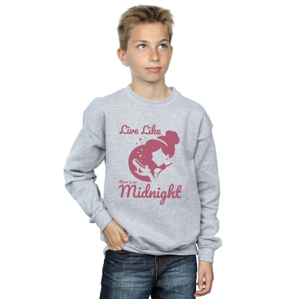 Disney Princess Boys Cinderella No Midnight Sweatshirt 5-6 år Sports Grey 5-6 Years