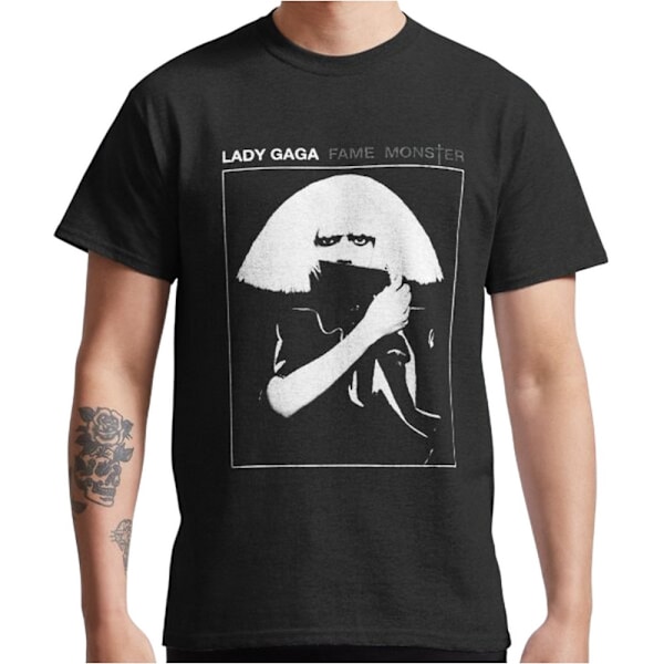 Lady Gaga Unisex Adult Fame T-shirt M Svart Black M