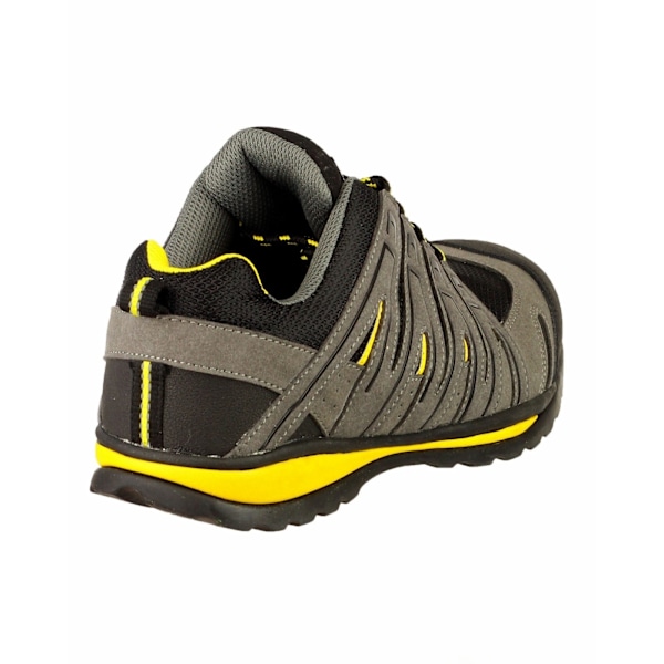 Amblers Safety FS42C Säkerhetssko / Herrskor 10 UK Svart/Grå Black/Grey/Yellow 10 UK