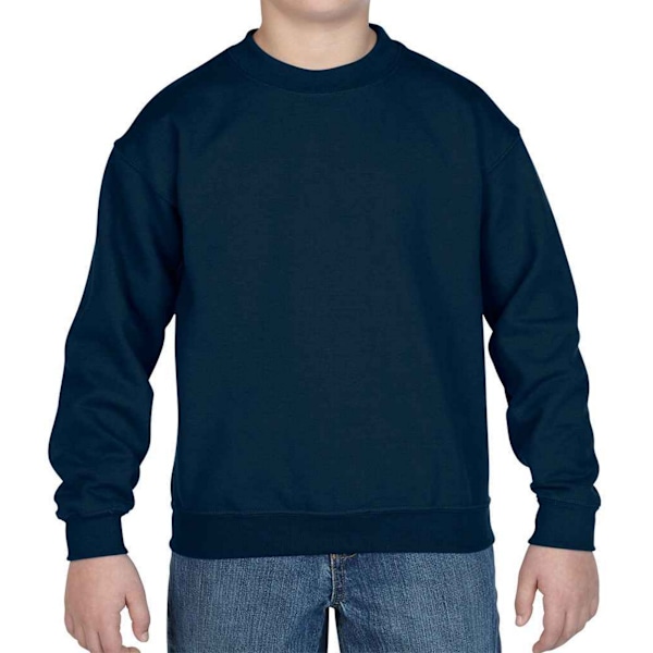 Gildan Barn/Barn Heavy Blend Drop Shoulder Sweatshirt 7-8 Navy 7-8 Years