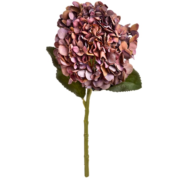 Hill Interiors Konstgjord Höst Hortensia Storlek One Size Djup Lila Deep Purple One Size