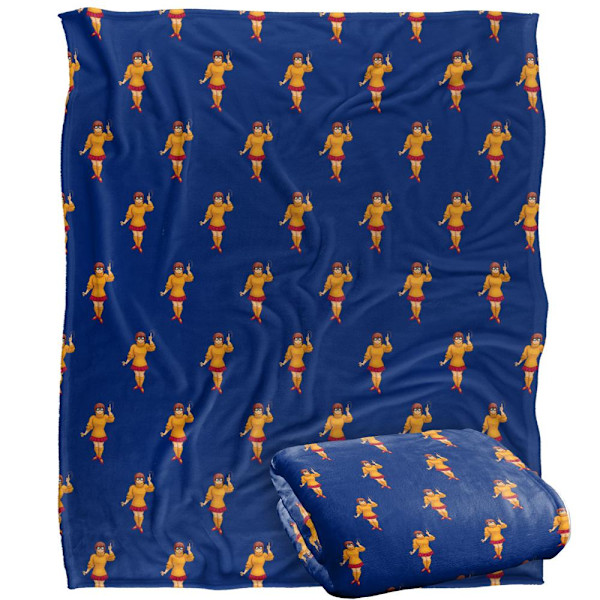 Scooby Doo Filt med Velma-tryck, en storlek, flerfärgad Multicoloured One Size