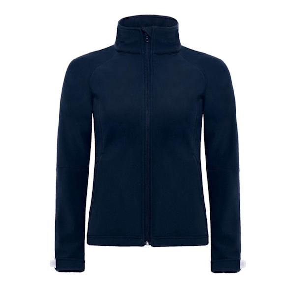 B&C Dam Premium Softshelljacka med huva (vindtät, vattentät och andningsbar) Navy Blue L