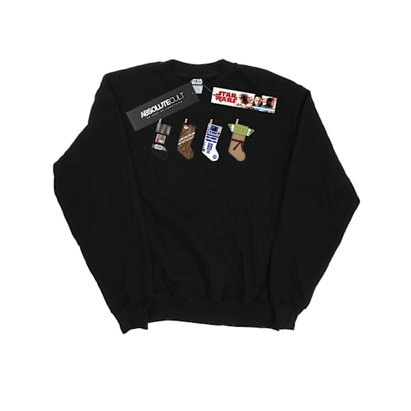 Star Wars Julstrumpor Sweatshirt XXL Svart Black XXL