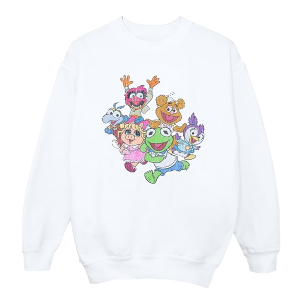 Disney Herr The Muppets Muppet Babies Färggrupp Sweatshirt M White M
