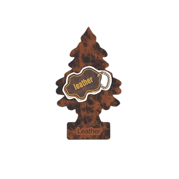 Saxon Automotive Little Trees Traditionell Luftfräschare Läder Brown Leather