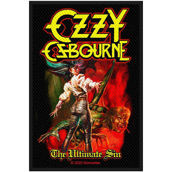 Ozzy Osbourne The Ultimate Sin Patch One Size Multicoloured Multicoloured One Size