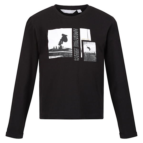 Regatta Barn/Kids Wenbie III Skridsko Scen Långärmad T-shirt Black 7-8 Years