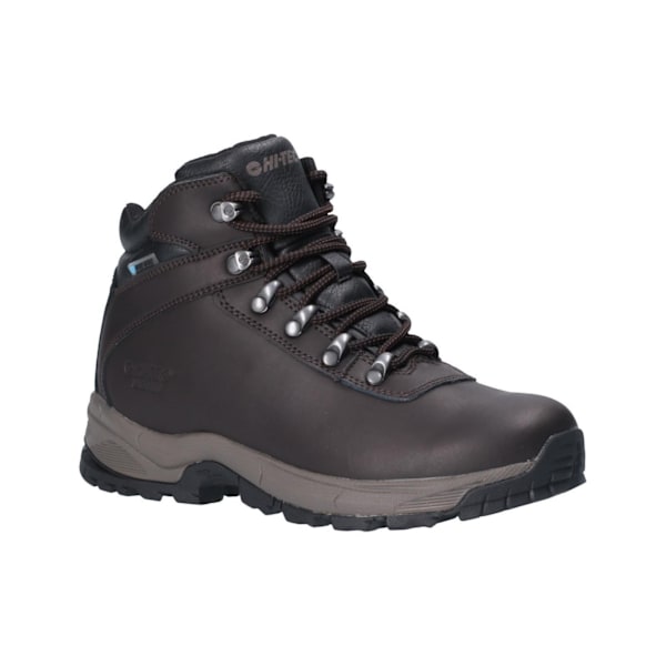 Hi-Tec Eurotrek Dam/Kvinnor Lite Vattentät Läder Vandringskänga B Dark Chocolate 7 UK