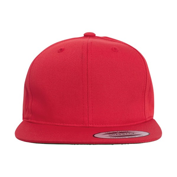 Flexfit Barn/Barn Pro-style Twill Snapback Cap En Storlek Röd Red One Size