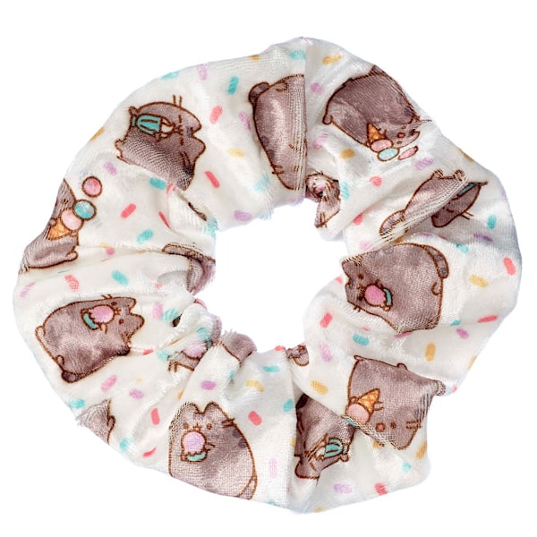Pusheen Glass Scrunchie One Size Vit/Grå White/Grey One Size