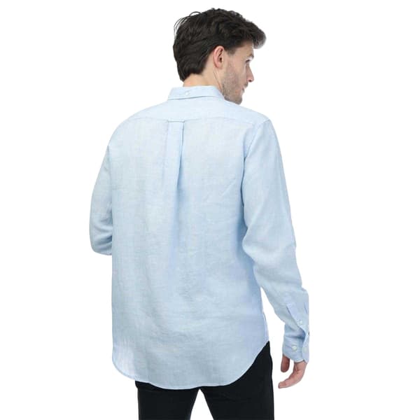 Gant Herr Linneskjorta Regular XL Blå Blue XL