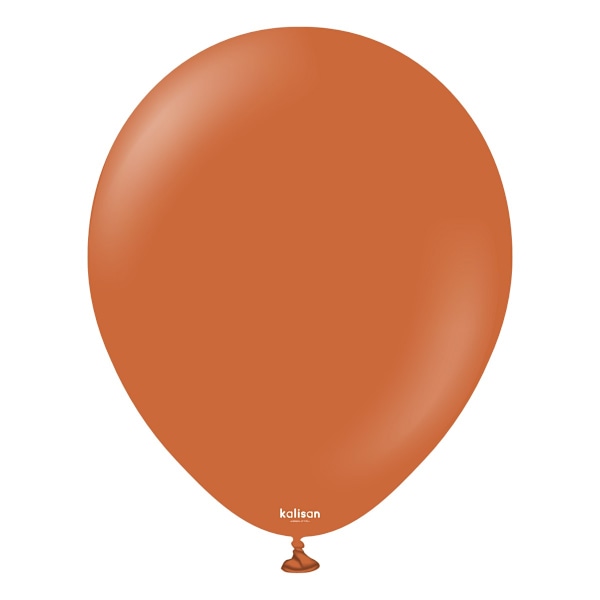 Kalisan Latex Retro Ballonger (25-pack) One Size Orange Rust Orange Rust One Size