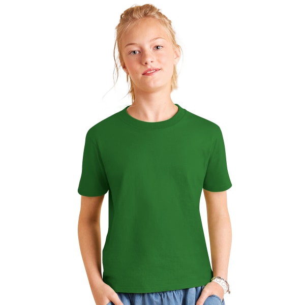 B&C Kids/Childrens Exact 150 kortärmad T-shirt 5-6 Flaska G Bottle Green 5-6