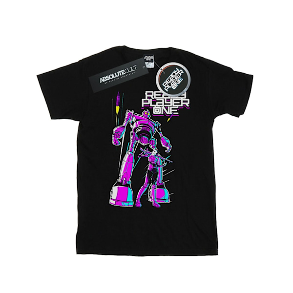 Ready Player One Dam/Damer Iron Giant Och Art3mis Bomullspojkvän T-Shirt XL Svart Black XL