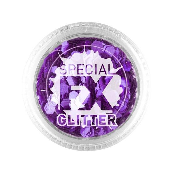 Smiffys Make-Up FX Konfetti Glitter One Size Lila Purple One Size