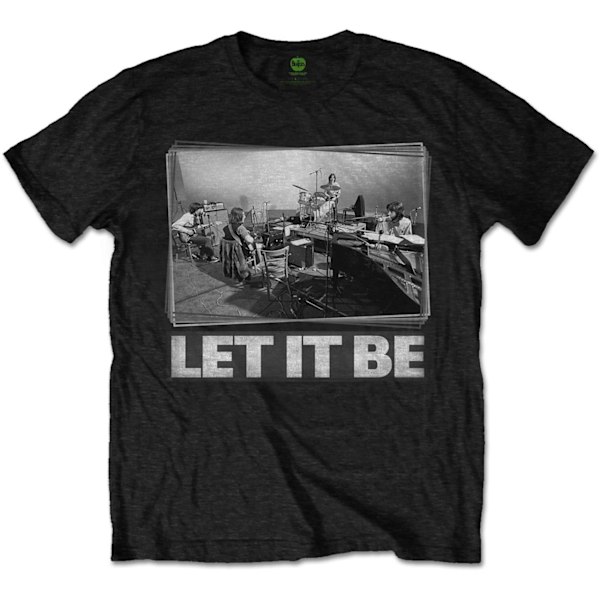 The Beatles Unisex Adult Let It Be Studio T-Shirt XL Svart Black XL