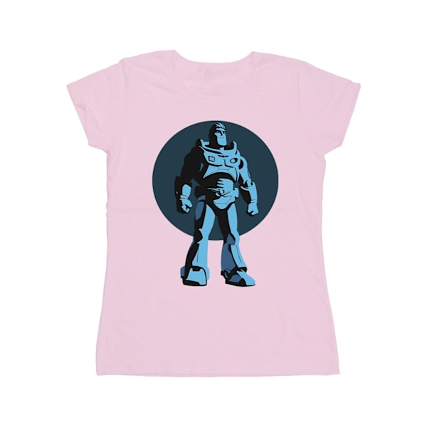 Disney Dam/Kvinnor Lightyear Buzz Stående Cirkel Bomull T-shirt Baby Pink XXL