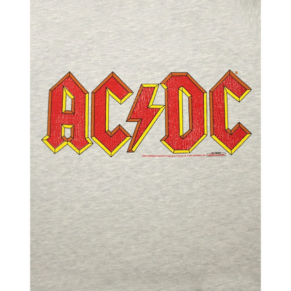 Amplified Official Mens AC/DC Comics Logo Sweatshirt M Grå Grey M