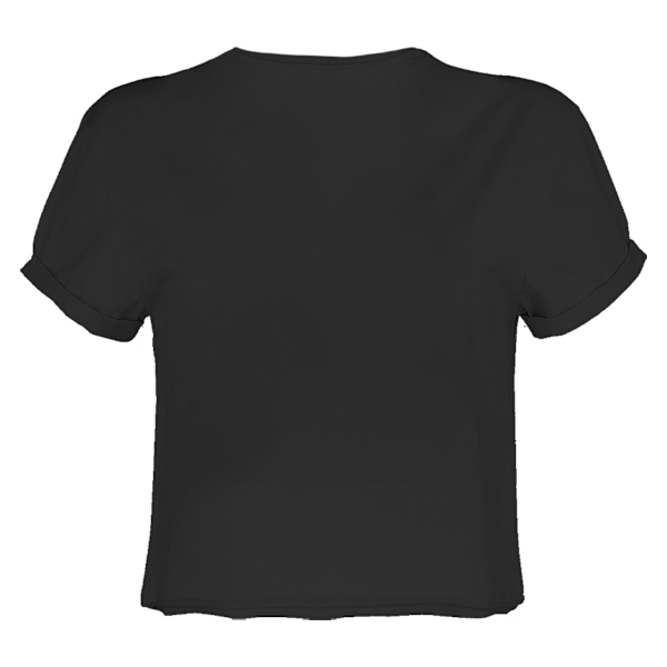 Amplified Dam/Kvinna Untouchables Korn Crop Top M Kol Charcoal M