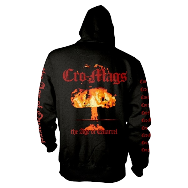 Cro-Mags Unisex Vuxen The Age Of Quarrel Hoodie M Svart Black M