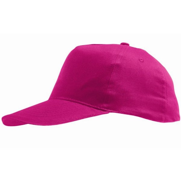 SOLS Unisex Sunny 5 Panel Baseball Cap ONE Fuchsia Fuchsia ONE