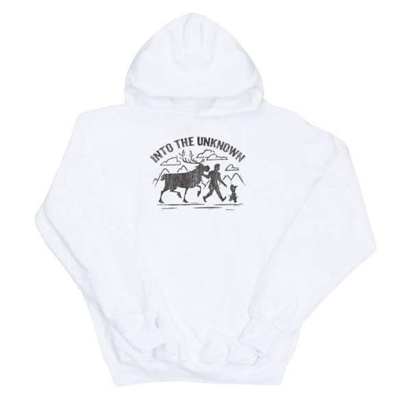 Disney Girls Frozen 2 Into The Unknown Hoodie 9-11 År Vit White 9-11 Years