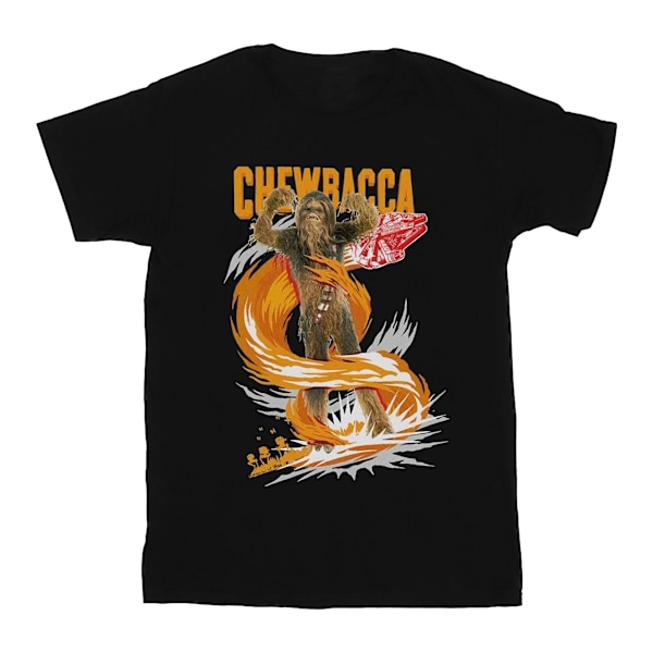Star Wars Boys Chewbacca Gigantic T-Shirt 12-13 år Svart Black 12-13 Years