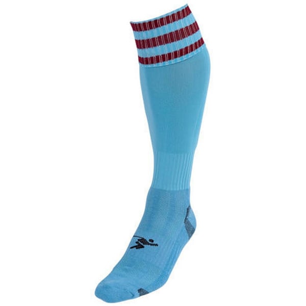 Precision Unisex Pro Fotbollstrumpor för Vuxna 7 UK-11 UK Sky Blue/M Sky Blue/Maroon 7 UK-11 UK