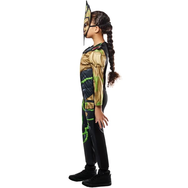 Marvel Barn/Barn Venomiserad Groot Halloween Kostymdräkt 7- Green/Black/Brown 7-8 Years