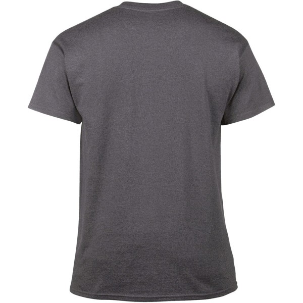 Gildan Herr kraftig bomull kortärmad T-shirt L Svart Black L
