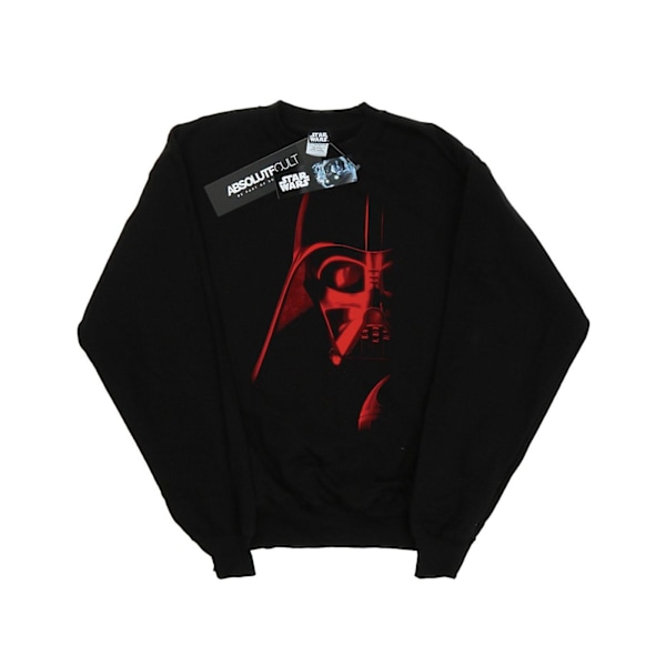 Star Wars Herr Vader Röd Ansikte Sweatshirt M Svart Black M