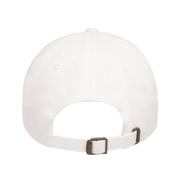 Flexfit By Yupoong Persika Bomullstwill Dad Cap En Storlek Vit White One Size