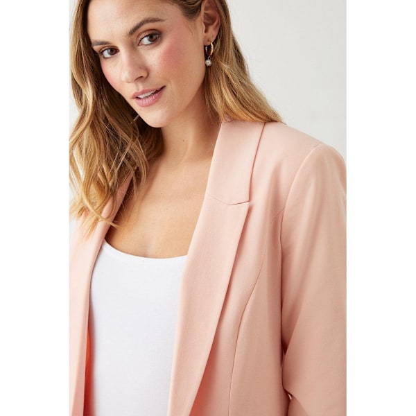 Dorothy Perkins Dam/Kvinnor Ruched Blazer 12 UK Blush Blush 12 UK