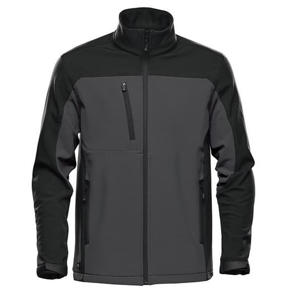Stormtech Herr Cascades Soft Shell Jacka 3XL Dolphin/Svart Dolphin/Black 3XL