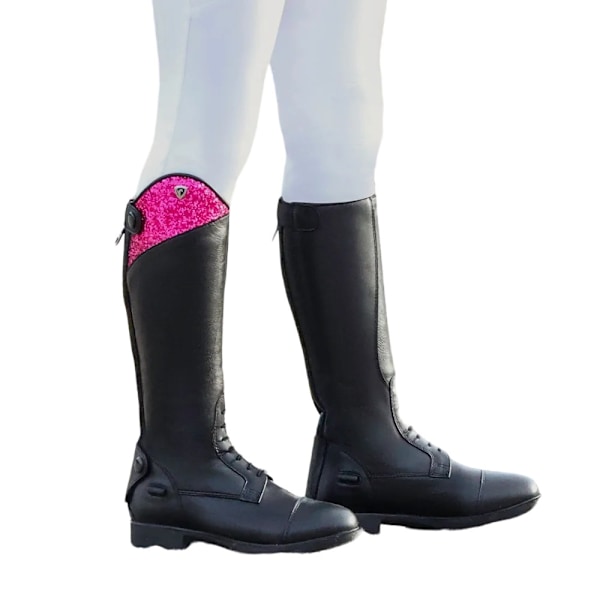 HyLAND Barn/Kids Eren Ridstövlar Storlek 12 UK Barn Svart/Rosa Black/Pink 12 UK Child