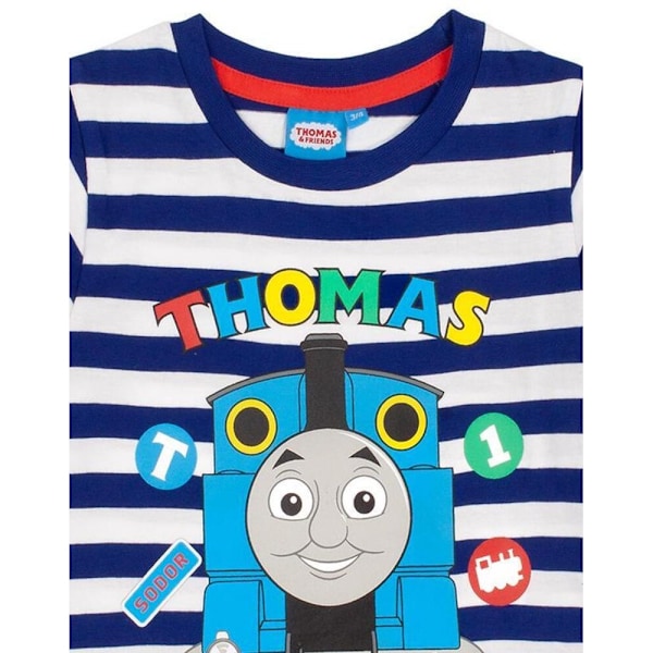 Thomas & Friends Pojkar Lång Pyjamas Set 3-4 År Marinblå Navy 3-4 Years