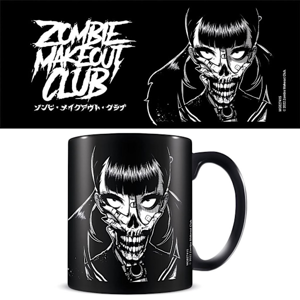 Zombie Makeout Club Death Stare Mug En Storlek Svart/Vit Black/White One Size