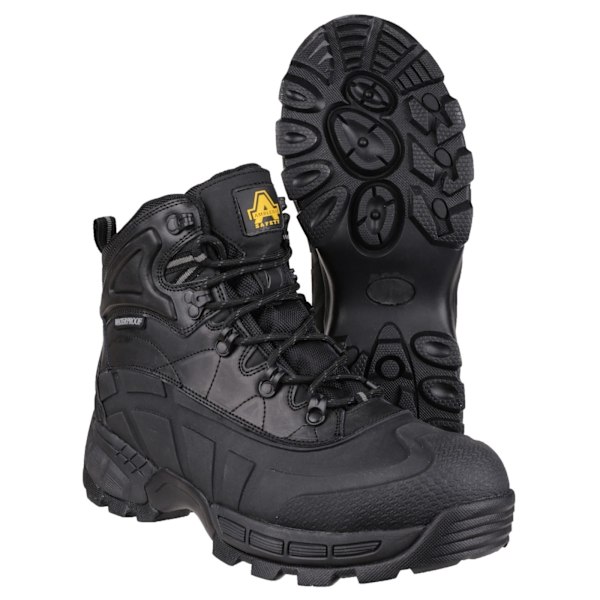 Amblers FS430 Orca S3 Vattentäta Säkerhetskängor i Läder 5 UK Brown 5 UK