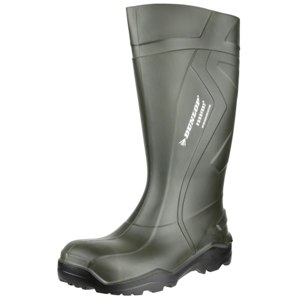 Dunlop C762933 Purofort+ Full Safety Standard Wellington Boxed Green 47 EUR