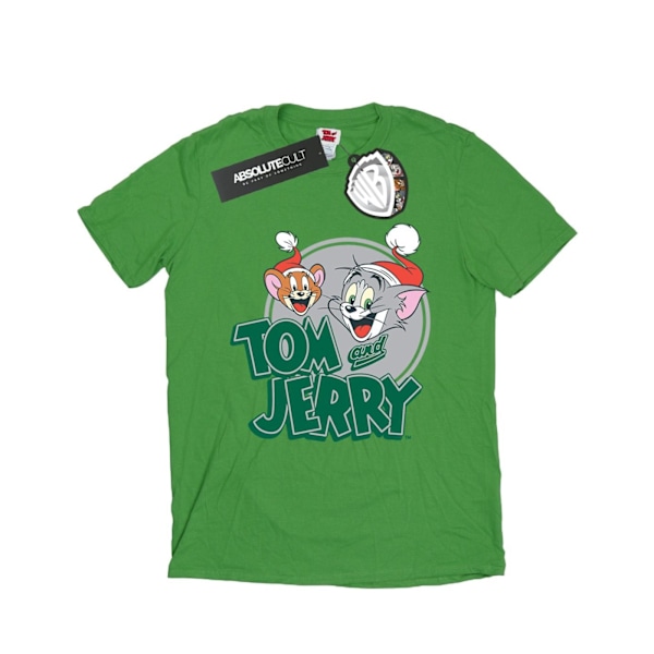 Tom And Jerry Dam/Damer Julhälsningar Bomull Pojkvän Irish Green M