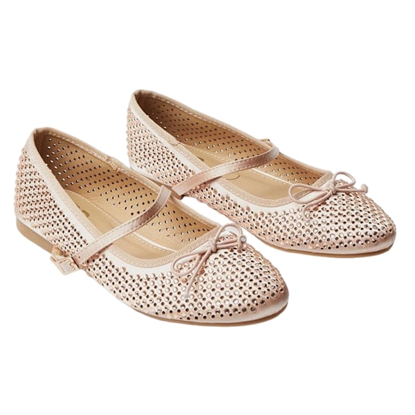 Dorothy Perkins Dam/Damer Petra Mary Jane Diamante Balettskor S Rose Gold 7 UK